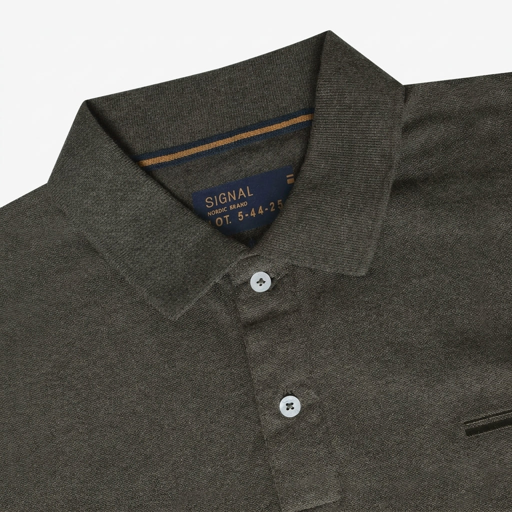 NickySi Polo + - Brown Coffee