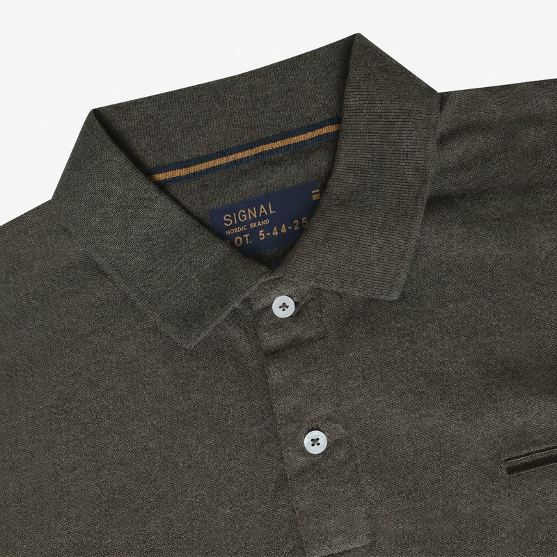 NickySi Polo + - Brown Coffee