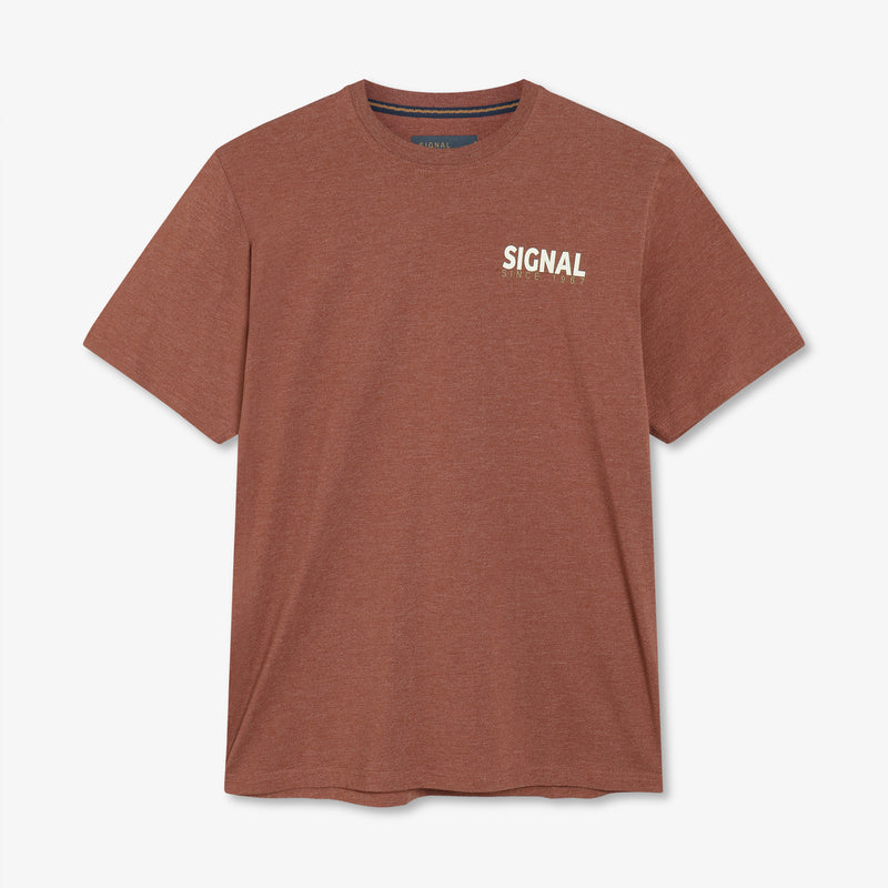 13654 LarrySi Chestprint - Rusty Red
