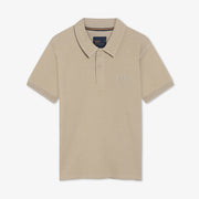 13657 LeonSi Heavy Emb. Polo - Sandy Taste