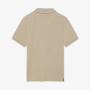 13657 LeonSi Heavy Emb. Polo - Sandy Taste