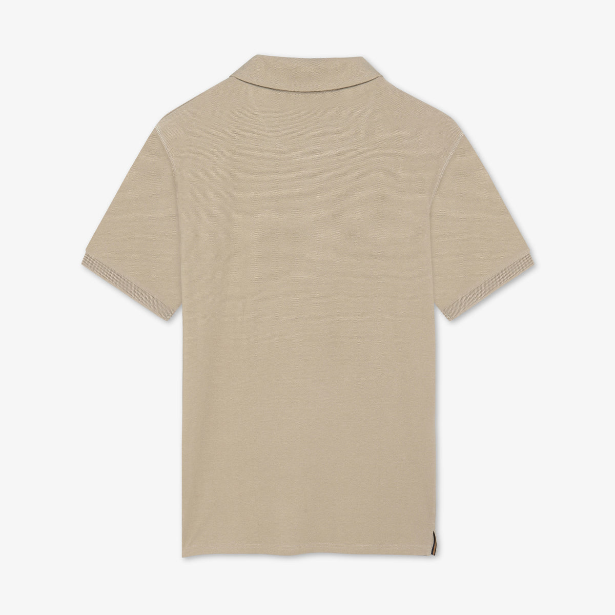 13657 LeonSi Heavy Emb. Polo - Sandy Taste