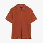 13657 LeonSi Heavy Emb. Polo - Rusty Red