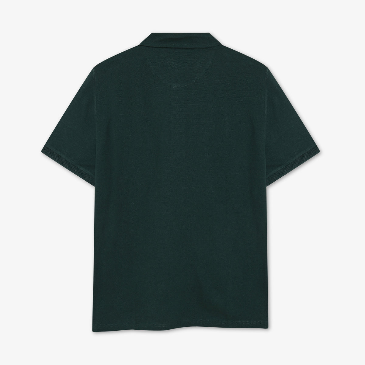 13657 LeonSi Heavy Emb. Polo - Evergreen