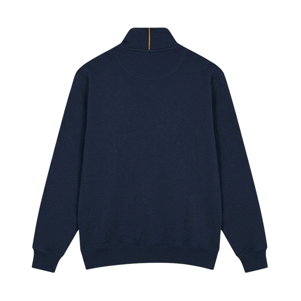 17244 KevinSi Zip Sweat Cardigan - Deep Marine