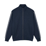 17244 KevinSi Zip Sweat Cardigan - Deep Marine